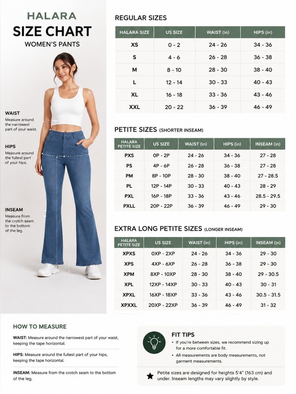 ❤️ HALARA FLEX LIGHTWEIGHT HIGH RISE FLARE JEANS, XLP ( 16P - 18P) - Picture 11 of 11